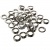 Люверсы, металлические/20мм/никель (упак.1000 шт) - купить в Шадринске. Цена: 1 603.80 руб.