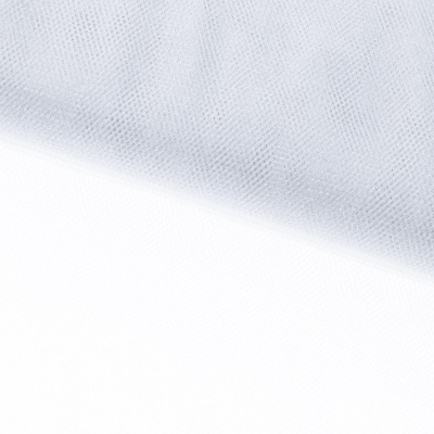 Трикотажное полотно Тюль Кристалл, 100% полиэфир, 16-01/белый, 15гр/м2, шир.160см. - купить в Шадринске. Цена 129.70 руб.