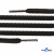 Шнурки #106-09, круглые 130 см, цв.чёрный - купить в Шадринске. Цена: 21.92 руб.