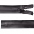 Молния водонепроницаемая PVC Т-7, 20 см, неразъемная, цвет (301)-т.серый - купить в Шадринске. Цена: 21.56 руб.