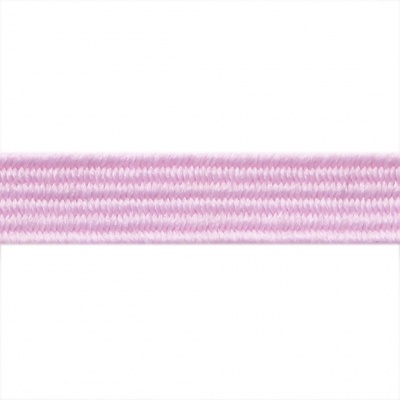 Резиновые нити с текстильным покрытием, шир. 6 мм ( упак.30 м/уп), цв.- 80-розовый - купить в Шадринске. Цена: 155.22 руб.