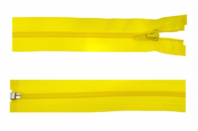 Спиральная молния Т5 131, 90 см, автомат, цвет жёлтый - купить в Шадринске. Цена: 14.20 руб.