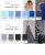 Креп стрейч Амузен 14-4121, 85 гр/м2, шир.150см, цвет голубой - купить в Шадринске. Цена 194.07 руб.