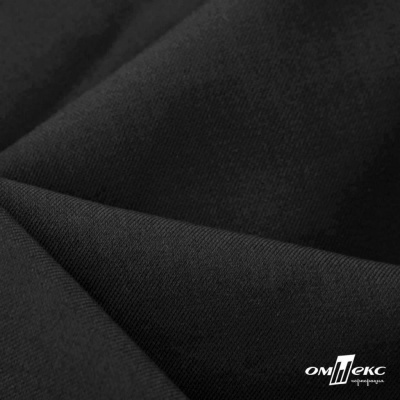 Ткань костюмная Зара, 92%P 8%S, BLACK, 200 г/м2, шир.150 см - купить в Шадринске. Цена 325.28 руб.