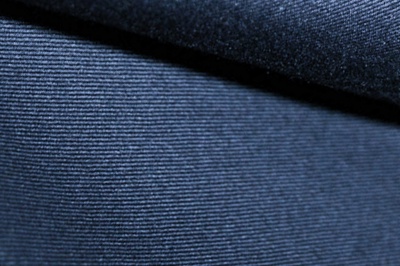 Ткань костюмная 8874/3, цвет темно-синий, 100% полиэфир - купить в Шадринске. Цена 433.60 руб.