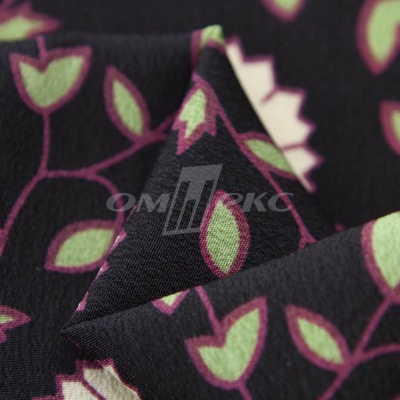 Плательная ткань "Фламенко" 10.1, 80 гр/м2, шир.150 см, принт растительный - купить в Шадринске. Цена 243.96 руб.