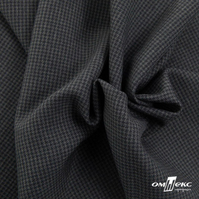 Ткань костюмная Пье-де-пуль 24013, 210 гр/м2, шир.150см, цвет т.серый - купить в Шадринске. Цена 334.18 руб.