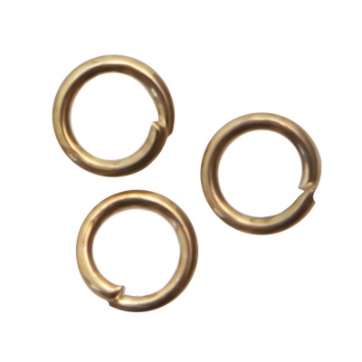 Кольцо  соединительное для бижутерии 4 мм, цв.-золото - купить в Шадринске. Цена: 0.41 руб.