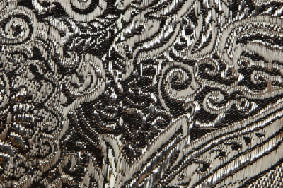 Ткань костюмная жаккард №11, 140 гр/м2, шир.150см, цвет тем.серебро - купить в Шадринске. Цена 383.29 руб.
