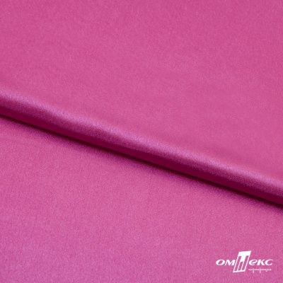 Поли креп-сатин 17-2627, 125 (+/-5) гр/м2, шир.150см, цвет розовый - купить в Шадринске. Цена 157.15 руб.
