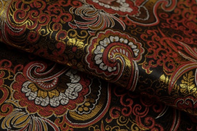 Ткань костюмная жаккард, 135 гр/м2, шир.150см, цвет бордо№6 - купить в Шадринске. Цена 441.95 руб.
