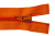Спиральная молния Т5 849, 75 см, автомат, цвет оранжевый - купить в Шадринске. Цена: 16.28 руб.