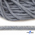 Шнур плетеный d-6 мм круглый, 70% хлопок 30% полиэстер, уп.90+/-1 м, цв.1086-голубой - купить в Шадринске. Цена: 588 руб.