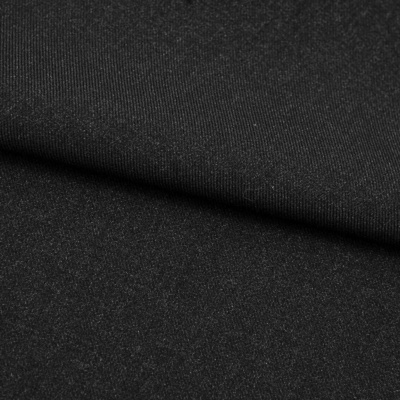 Ткань костюмная 24880 2022, 220 гр/м2, шир.150см, цвет чёрный - купить в Шадринске. Цена 451 руб.