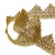 Тесьма металлизированная 0384-0240, шир. 40 мм/уп. 25+/-1 м, цвет золото - купить в Шадринске. Цена: 490.74 руб.