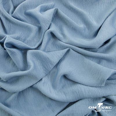 Ткань плательная Муар, 100% полиэстер,165 (+/-5) гр/м2, шир. 150 см, цв. Серо-голубой - купить в Шадринске. Цена 215.65 руб.