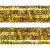 Тесьма с пайетками D16, шир. 20 мм/уп. 25+/-1 м, цвет золото - купить в Шадринске. Цена: 778.19 руб.