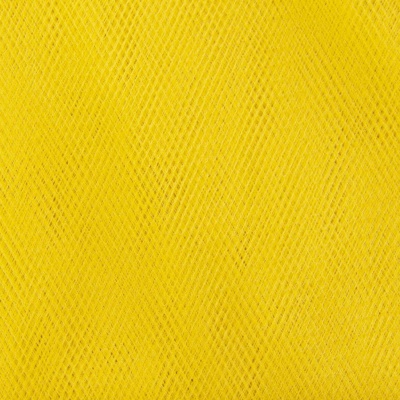 Фатин матовый 16-70, 12 гр/м2, шир.300см, цвет жёлтый - купить в Шадринске. Цена 113.85 руб.