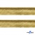 Кант атласный 136, шир. 12 мм (в упак. 65,8 м), цвет золото - купить в Шадринске. Цена: 433.08 руб.