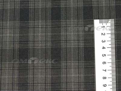 Ткань костюмная клетка 25235 2004, 185 гр/м2, шир.150см, цвет серый/бел - купить в Шадринске. Цена 