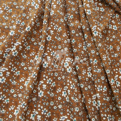 Плательная ткань "Фламенко" 11.1, 80 гр/м2, шир.150 см, принт растительный - купить в Шадринске. Цена 239.03 руб.