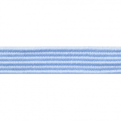 Резиновые нити с текстильным покрытием, шир. 6 мм ( упак.30 м/уп), цв.- 108-голубой - купить в Шадринске. Цена: 155.22 руб.