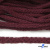 Шнур плетеный d-6 мм круглый, 70% хлопок 30% полиэстер, уп.90+/-1 м, цв.1070-бордовый - купить в Шадринске. Цена: 588 руб.